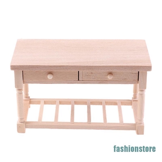 Bàn Gỗ Mini Cho Nhà Búp Bê Tỉ Lệ 1: 12