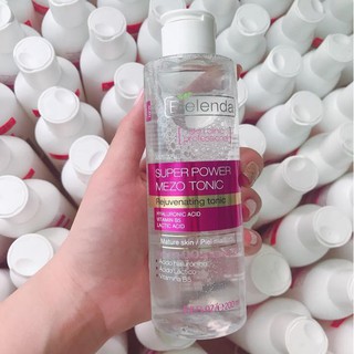 Toner (nước hoa hồng) Bielenda Rejuvenating Mezo Skin Cliniccho cấp ẩm, trẻ hóa da, chỗng lão hóa