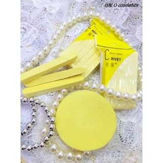 Bông Mút Bọt Biển Rửa Mặt Chivey Chính Hãng (12 miếng)