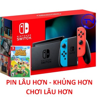 [Mã ELHAMS5 giảm 6% đơn 300K] Máy Nintendo Switch V2 Tặng Animal Crossing [Pin Lâu Hơn + 12 tháng bảo hành]