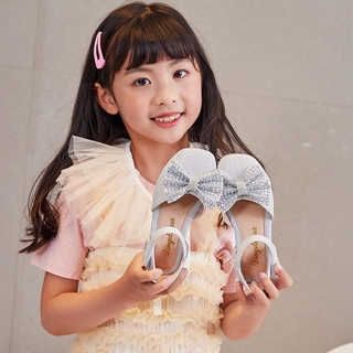 Giày Công Chúa Đính Nơ Lấp Lánh