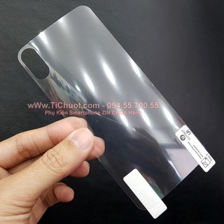 [Mặt Sau] Dán Dẻo iPhone X/ XS Film Thường Chống Trầy Xước