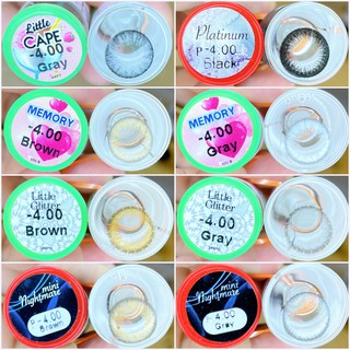 {Cận -4.00} -Lens, Kính áp tròng Cận màu Thời trang(Giá 1 Cặp)-Hàng sẵn p1