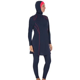 Đồ bơi liền thân Decathlon NABAIJI Olfa cho nữ - Xanh dương Đỏ size EU:42
