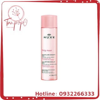 Nước tẩy trang Micellar 3 trong 1 Nuxe Very Rose 200ml