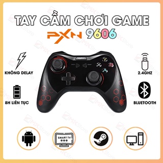 Tay cầm chơi game không dây PXN 9606 / 9613 Bluetooth vibrate cho PC / Android