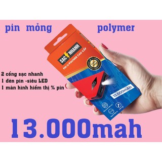 [BH 1 ĐỔI 1 ] Sạc dự phòng13000mAh CHÍNH HÃNG TP-VN bảo hành 12 Tháng.