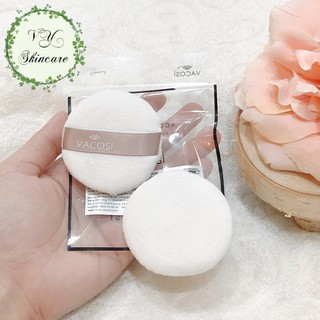 BỊCH 1 CÁI BÔNG PHẤN COTTON KHÔ TRÒN NHỎ VACOSI - BP19