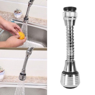 Đầu vòi nối tăng áp bồn rửa bát xoay 360 độ