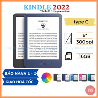 Máy đọc sách Kindle 2022 - All New Kindle 11th-generation - Kindle Basic 2022 - mật độ hiển thị 300ppi, sạc type C, 16GB