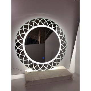 [Hàng Chất Lượng Phôi Thái Lan] Gương Led cảm ứng mặt trời  3 màu led Tròn Bảo Hành 1 Năm