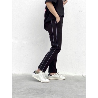 Quần Ống Suông Rộng Nam Nữ Track Pant Kẻ Sọc - Quần ullzang - Trouser line