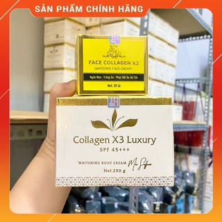 [Chính hãng] Combo kem Face Collagen X3 và body Collagen X3 Luxury công ty Đông Anh