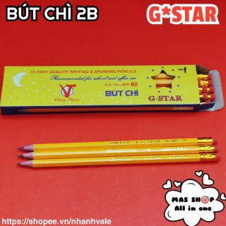 Bút chì 2B thương hiệu G-START cao cấp