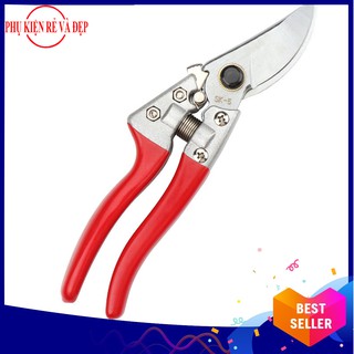 Kéo cắt tỉa cành cây cảnh, cây giống Loại Cao Cấp thép Nhật SK5 V8 + Tặng Lò xo