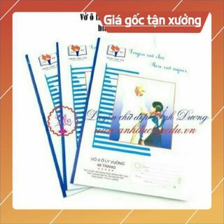 *HOT* Vở Ánh Dương 4 ô li bìa Bác Hồ (48 trang)