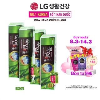 Combo 4 Kem đánh răng Bamboo Salt Muối Tre Chăm Sóc Răng Ê Buốt 140g