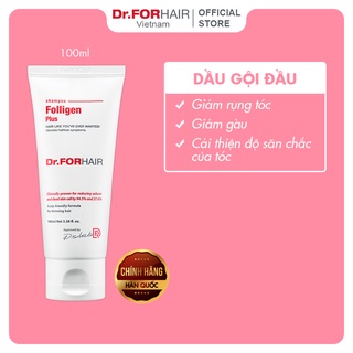 Dầu gội CHỐNG RỤNG TÓC &amp; NGĂN GÀU, chăm sóc tóc khỏe mạnh của Dr.FORHAIR Hàn Quốc Folligen Plus 100ml