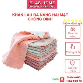Khăn Lau Chén Khăn Lau Bếp Khăn Đa Năng Hai Lớp Chống Dính Tiện Dụng