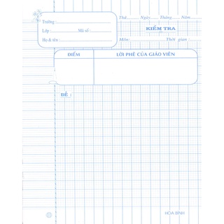 TẬP KIỂM TRA HB 58 GSM