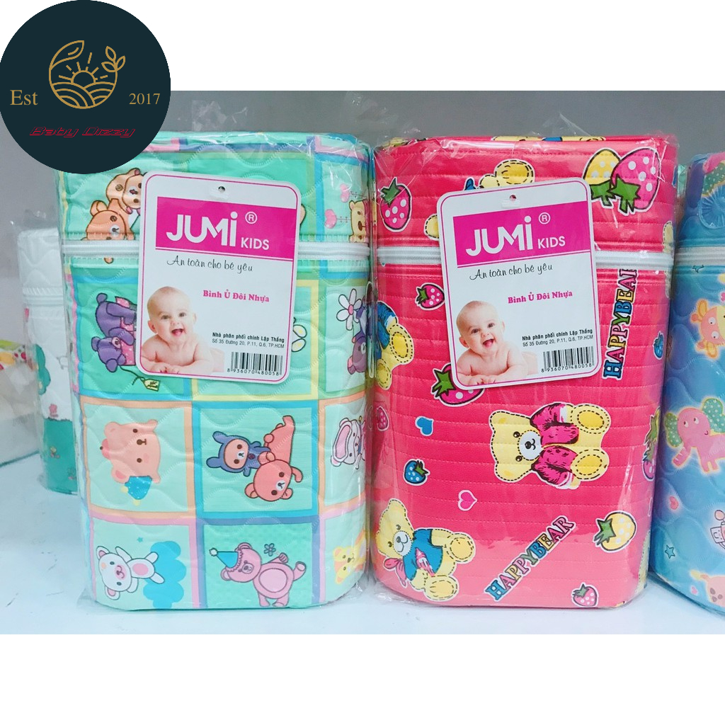 (LOẠI 1) Bình ủ sữa đôi Jumi (Giao ngẫu nhiên)