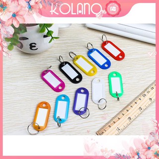 Móc khóa EDC KOLANO móc chìa khóa ghi chú, ghi tên, đánh dấu chìa khóa, vali, balo nhiều màu tiện dụng HG-001115