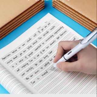Vở kẻ ngang bốn dòng kẻ bìa nâu khổ lớn