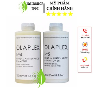 Cặp Dầu Gội Xả Hàn Gắn Liên Kết Tóc OLaplex 250ml