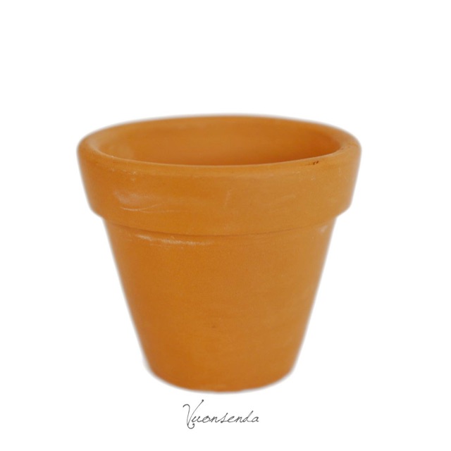 Chậu đất nung đỏ 7x7cm