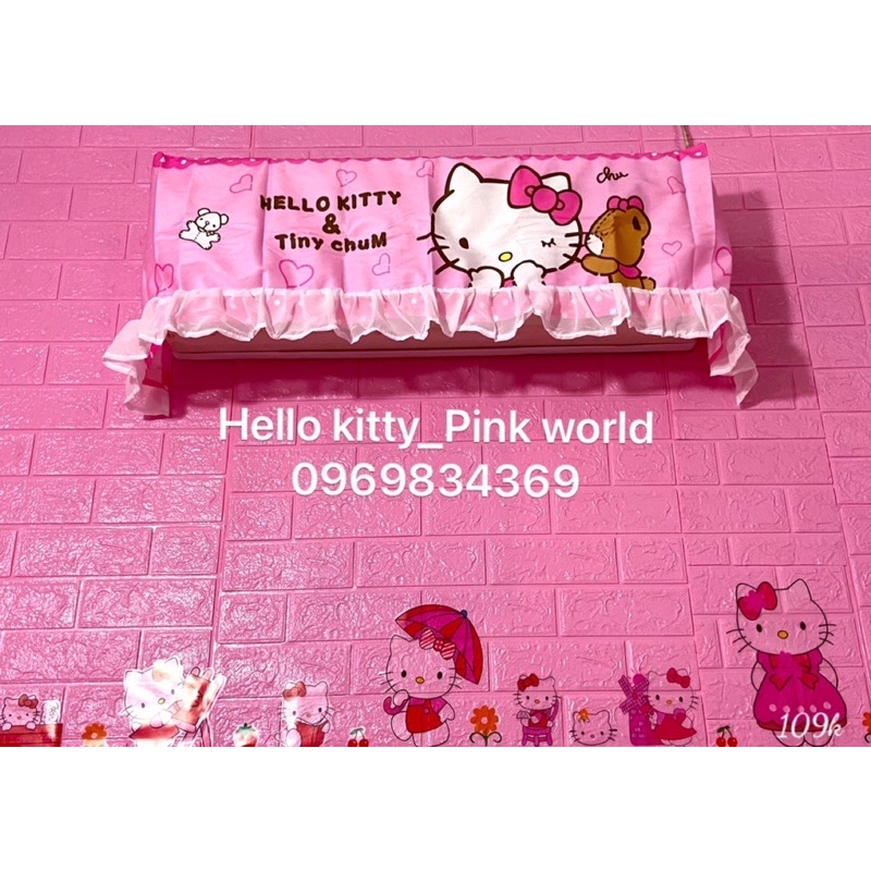 trùm máy lạnh hello kitty