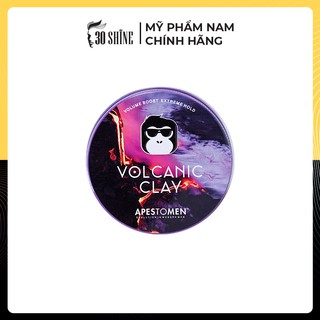 Sáp vuốt tóc nam 30shine phân phối chính hãng Apestomen Volcanic Clay wax tạo kiểu tóc giữ nếp vượt trội không bóng