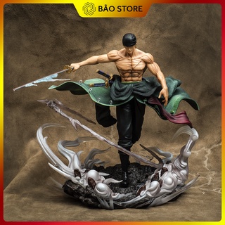 Mô hình One Piece Roronoa Zoro cao 35cm nặng 2,3kg Mô hình nhân vật Onepiece Zoro Bão Store