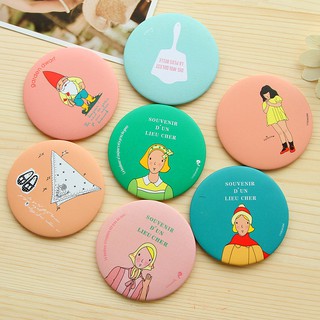 (Video Review) Sỉ 30 GƯƠNG TRÒN MINI Đáng Yêu Hàn Quốc Bỏ Túi, Gương Soi Bé Nhỏ Cầm Tay Di Động, Họa Tiết Hoạt Hình