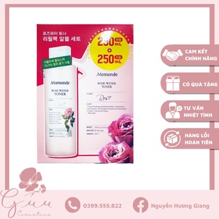 Set Nước hoa hồng Mamonde Rose Water Mamonde 500ml