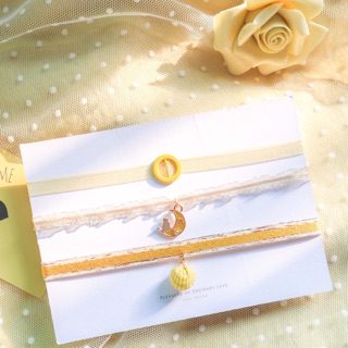 Set 3 choker vàng siêu đẹp siêu dễ thương