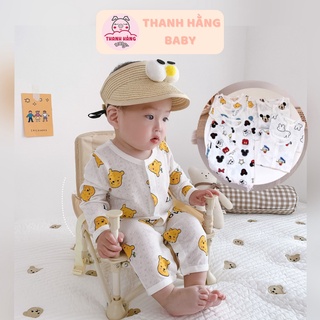 Body Cho Bé, Bộ Body Thông Hơi Cho Bé Trai Bé Gái Thanh Hằng Baby 3 Đến 13 Kg