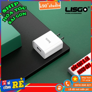 Cốc sạc Hoco C81 sạc nhanh 2.1A 1 cổng sạc nhựa cao cấp chống cháy