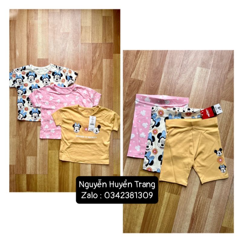 set áo bé gái ( auth)