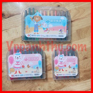 BÚT CHÌ SÁP VẶN HỘP NHỰA BC 601