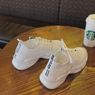 Giày sneaker nữ trắng OFF White trẻ trung năng động