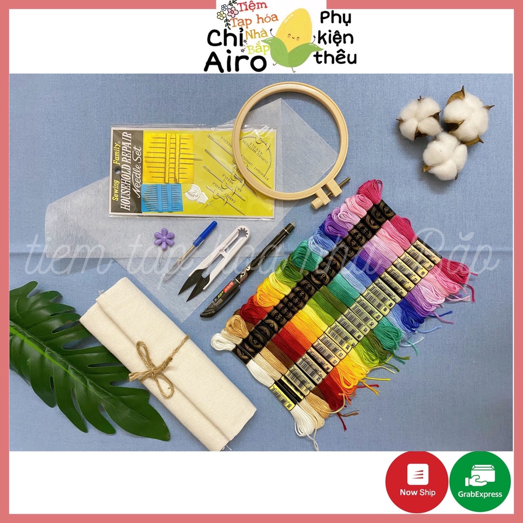 Set Tập Thêu Basic Dành Cho Người Mới Tập Thêu