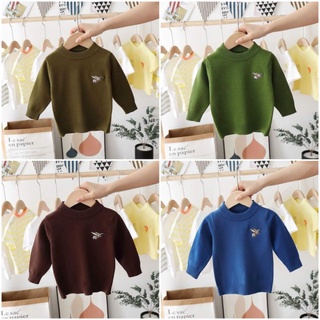 Áo len mịn siêu đẹp thêu voi cho bé hàng Quảng Châu cao cấp