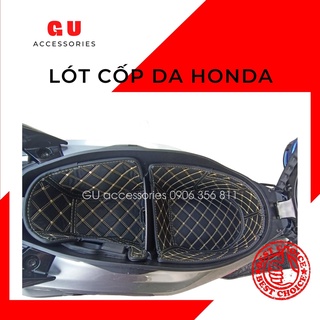 Lót cốp xe máy HONDA Air Blade 2013-2022 chất liệu da cao cấp cách nhiệt hàng thiết kế có túi đựng giấy tờ GU