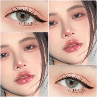 Kính Áp Tròng - Lens Mắt XÁM TÂY 0 Độ Tự Nhiên