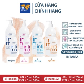 (Có Bán Sỉ) Dung dịch vệ sinh Intima Ziaja 200ml &amp;500ml xuất xứ Ba Lan