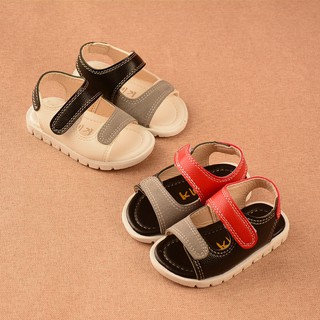 Giày sandal kẻ sọc có đèn LED thời trang cho bé