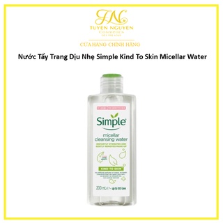 Nước Tẩy Trang Dịu Nhẹ Simple Kind To Skin Micellar Water 200ml