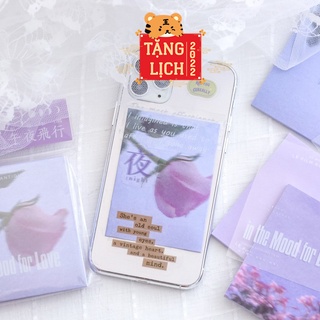 Giấy note vintage THÓ STATIONERY giấy ghi chú giấy nhớ hàn quốc phong cảnh dán tường trang trí sổ tay decor bàn học