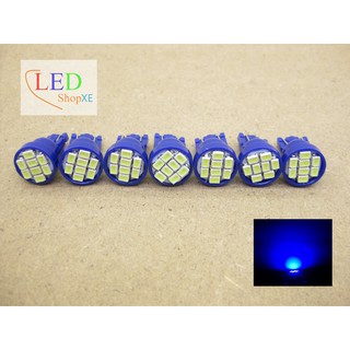 Bộ Led T10 mini Xanh dương