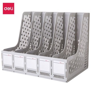 Giá đựng tài liệu 5 ngăn đứng Deli 9838